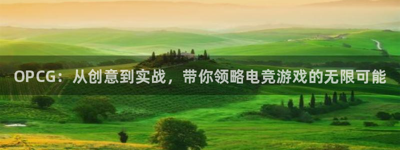 长征娱乐官网登录：OPCG：从创意到实战，带你领略电竞游戏的