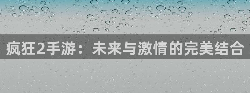 长征娱乐官方注册登录：疯狂2手游：未来与激情的完美结合